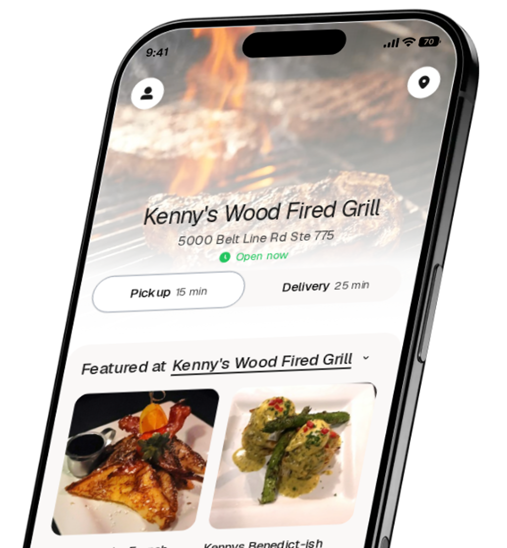 Kenny's Wood Fired Grill app preview