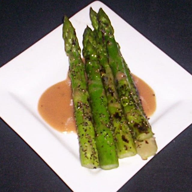 Wood Grilled Asparagus.